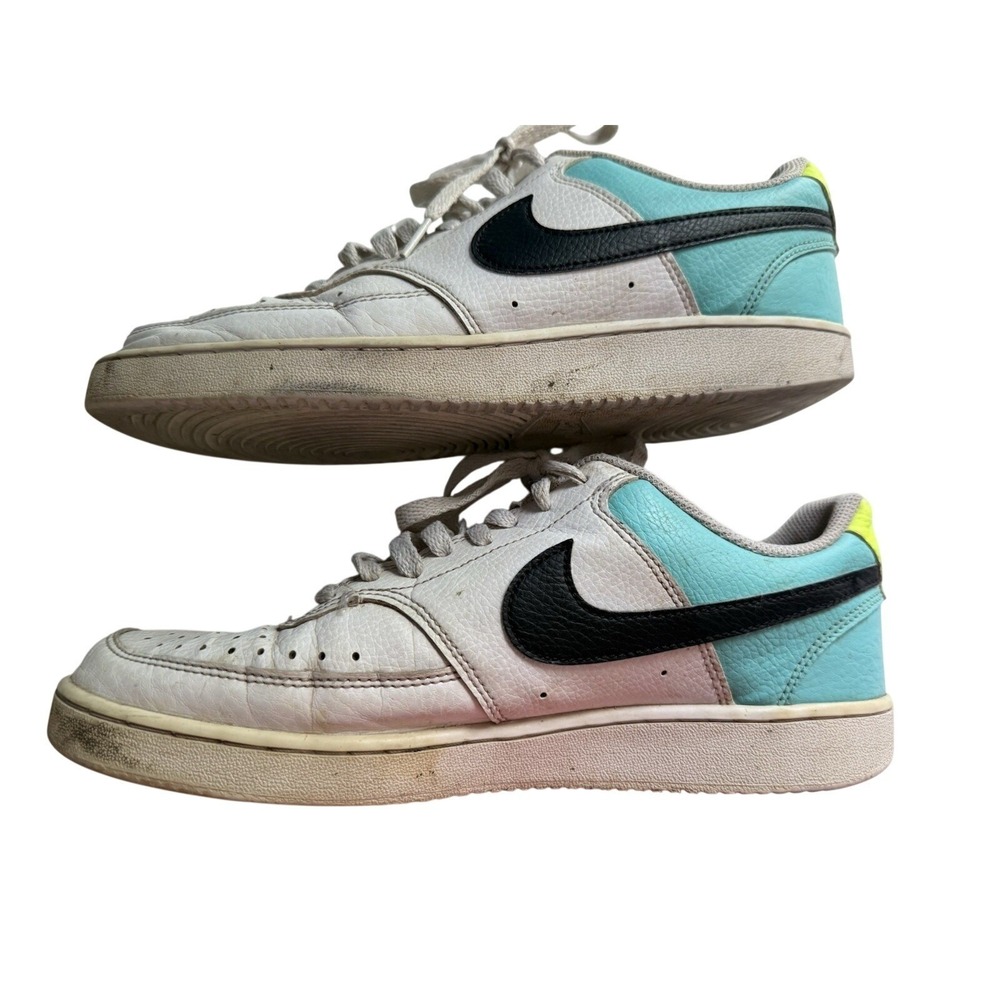 Nike Sneaker Womens 11 Multicolor Court Vision Trainer Low Lace up Shoe